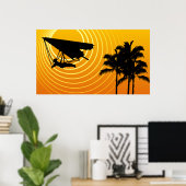 Poster deltaplane (Bureau à domicile)