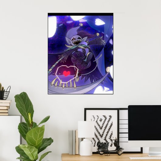 Poster Deltarune - Jmal Graphic (Bureau à domicile)