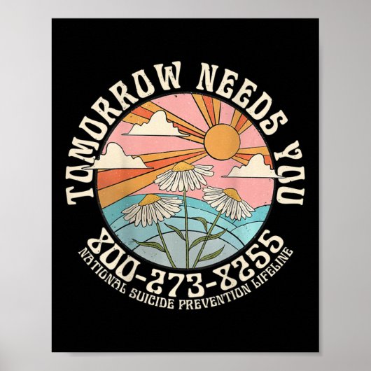 Poster Demain A Besoin De Vous, Prévention Nationale Du S (Devant)