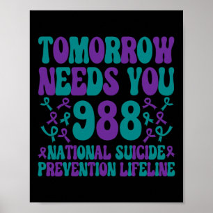 Poster Demain aura besoin de vous Prévention du suicide S