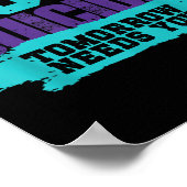 Poster Demain aura besoin de vous _ Sensibilisation à la  (Coin)