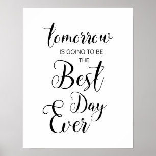 Poster demain sera l'affiche du meilleur jour
