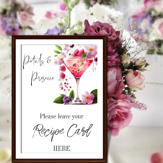 Poster Demande de recette de Petal Prosecco Floral pour l
