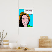 Poster Demande personnalisée de dessin animé (Cuisine)