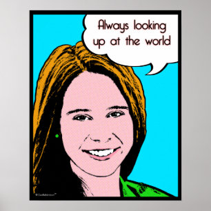 Poster Demande personnalisée de dessin animé