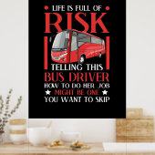 Poster Demander à ce pilote de bus comment faire (Cuisine)