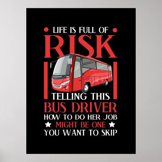 Poster Demander à ce pilote de bus comment faire (Devant)