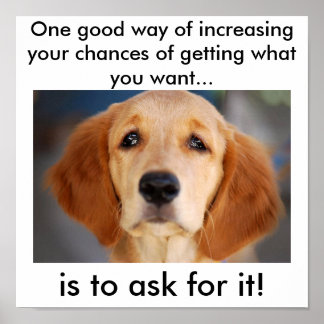 Poster Demander ce que vous voulez