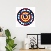 Poster Demandez-moi comment m'inscrire pour voter (Bureau à domicile)