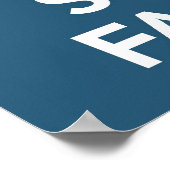 Poster Demandez plus de calme et de baignade (Coin)