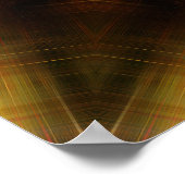 Poster Démarrage géométrique radiant avec lumière Abstrai (Coin)