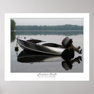 Poster d'embarcation en plume 1954