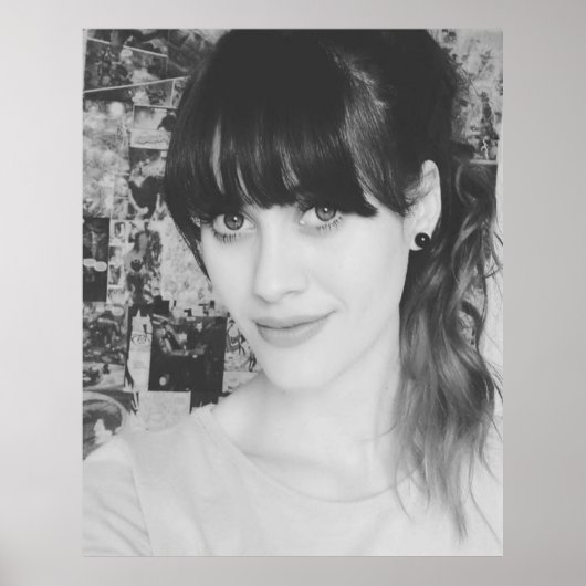 Poster Demi-ange noir et blanc66 (Devant)