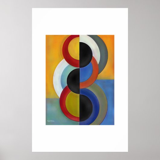 Poster demi-cercles (Devant)