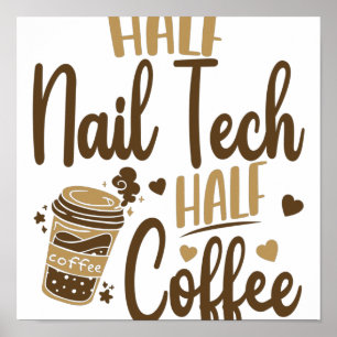 Poster Demi-Clou Tech Semi-Coffee Pun Pour Clou