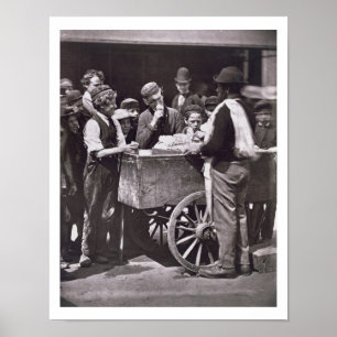 Poster Demi de penny glace, de la "vie dans la rue à