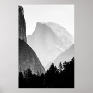 Poster Demi de vallée iconique du visage   Yosemite de