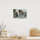 Poster Demi-dôme, Yosemite en hiver (Cuisine)