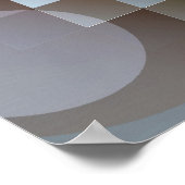 Poster DEMO Abstrait ( variation de couleur ) (Coin)