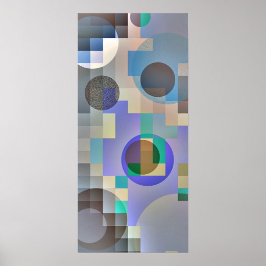 Poster DEMO Abstrait ( variation de couleur ) (Devant)