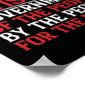 Poster Democracy Is The Government Of The People, By the (Coin)