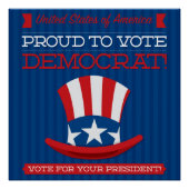Poster Démocrate (Devant)