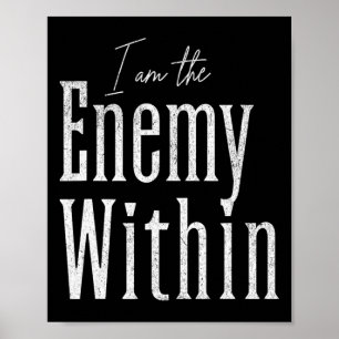 Poster Démocrate Kamala Harris Ennemie de l'intérieur ant