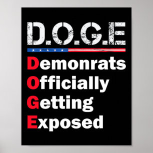 Poster Démocrate Officiellement Exposé 