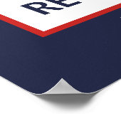 Poster Démocratie Responsabilité Parler S'inscrire Voter (Coin)