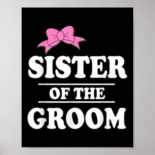 Poster Demoiselle d'honneur du mariage du frère
