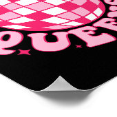 Poster Demoiselles d'honneur rétro Dancing Queen Disco 70 (Coin)