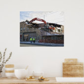 POSTER DÉMOLITION DE L'ARRIÈRE-PONT (Cuisine)