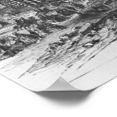 Poster Démolition des barrières de Paris (Coin)