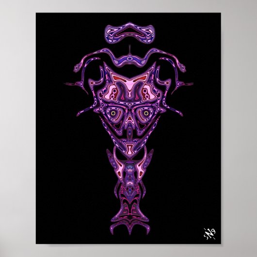 Poster Démon de l'enfer v1 (Devant)