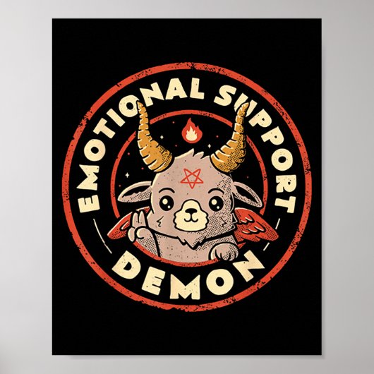 Poster Démon de soutien émotionnel (Devant)