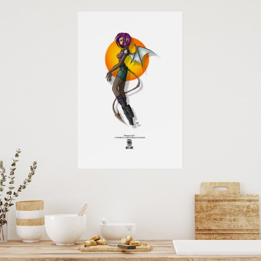 Poster Demon Girl (Cuisine)