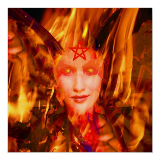 Poster Démon incendie (Devant)