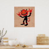 Poster Démon métallique lourd (Cuisine)