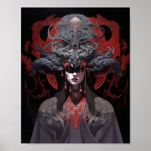 Poster Demon Queen Imaginaire Art (Devant)