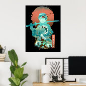 Poster Demon Slayer Aventure Anime Tanjiro Kamado Awes (Bureau à domicile)