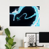 Poster Démon Slayer Tanjiro Respiration d'eau (Bureau à domicile)