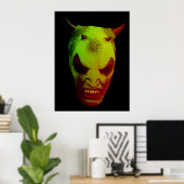 Poster Démon vert (Bureau à domicile)