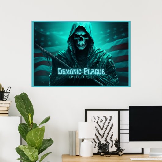 Poster Demonic Plague (Bureau à domicile)