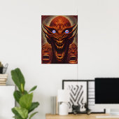 Poster démons zoroastriens (Bureau à domicile)