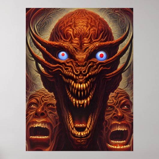 Poster démons zoroastriens (Devant)