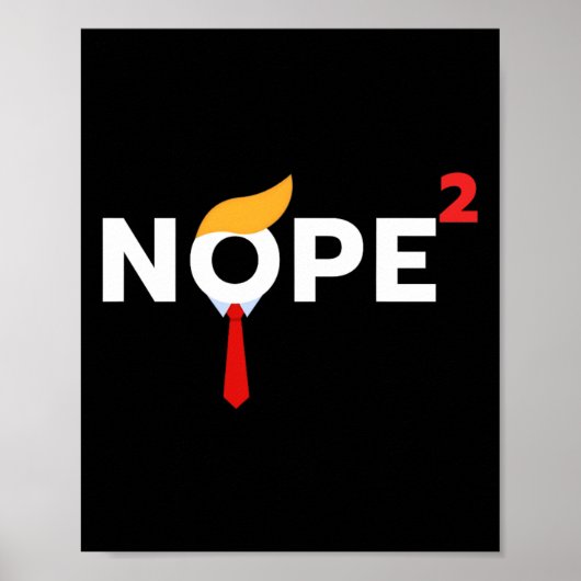 Poster Démonstration du costume politique de Trump (Devant)