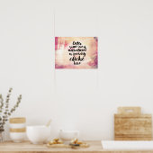 Poster démotivant sarcastique (Cuisine)