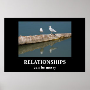 Poster démotivationnel RELATIONS