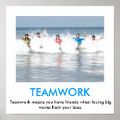 poster démotivationnel TEAMWORK (Devant)