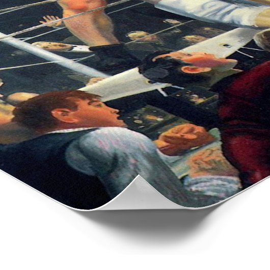 Poster Dempsey et Firpo (Coin)